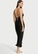 Пеньюар Сукня Нічна Комбінація Victoria's Secre Icon Satin Midi Slip Black &mdash; фото , вигляд з різних ракурсів