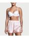 Піжама Victoria's Secret Short Cami PJ Set White Pink logo, Рожева смужка, S