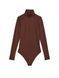 Боди Victoria's Secret BODYWEAR by Victoria with FeatherSoft&trade; Innovation Turtleneck Bodysuit 26953487 фото 4