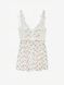 Пеньюар Victoria's Secret For Love & Lemons Xander Mini Slip Dress White Floral &mdash; фото , вигляд з різних ракурсів