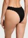 Трусики бразиліани Victoria's Secret Dream Angels Lace-Trim Brazilian Panty Black, Чорний, S