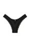 Трусики бразиліани Victoria's Secret Dream Angels Lace-Trim Brazilian Panty Black, Чорний, S